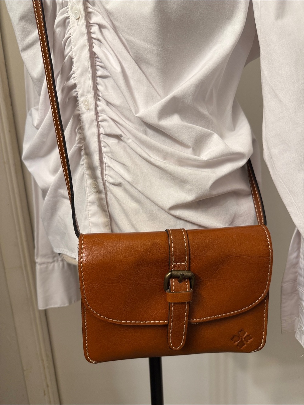 Patricia Nash Tan Crossbody Bag